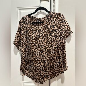 Silky cheetah print pajamas Victoria Secret